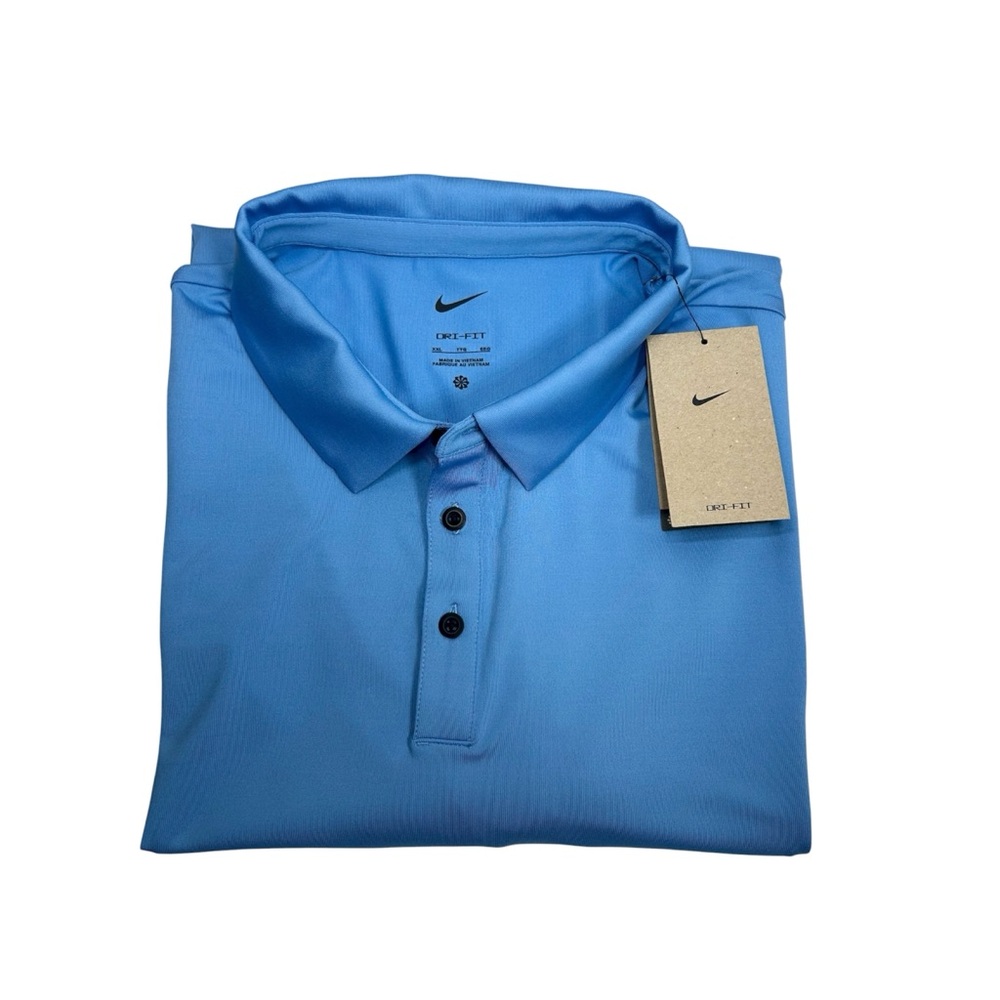 Nike FZ7495-489 Dri-FIT Men's Light Blue Golf Polo Shirt XXL - Picture 13 of 13